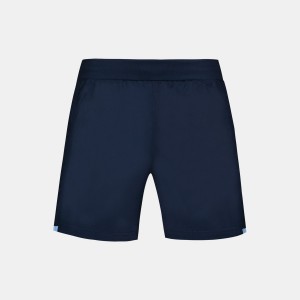 Blue Men's Le Coq Sportif Aviron Bayonnais Shorts | SG158412 | Singapore