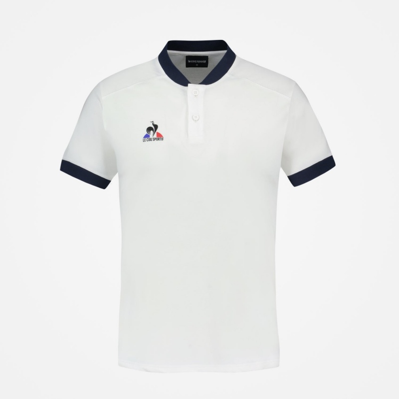 Multicolor Men\'s Le Coq Sportif Tennis Polo Shirts | SG536596 | Singapore